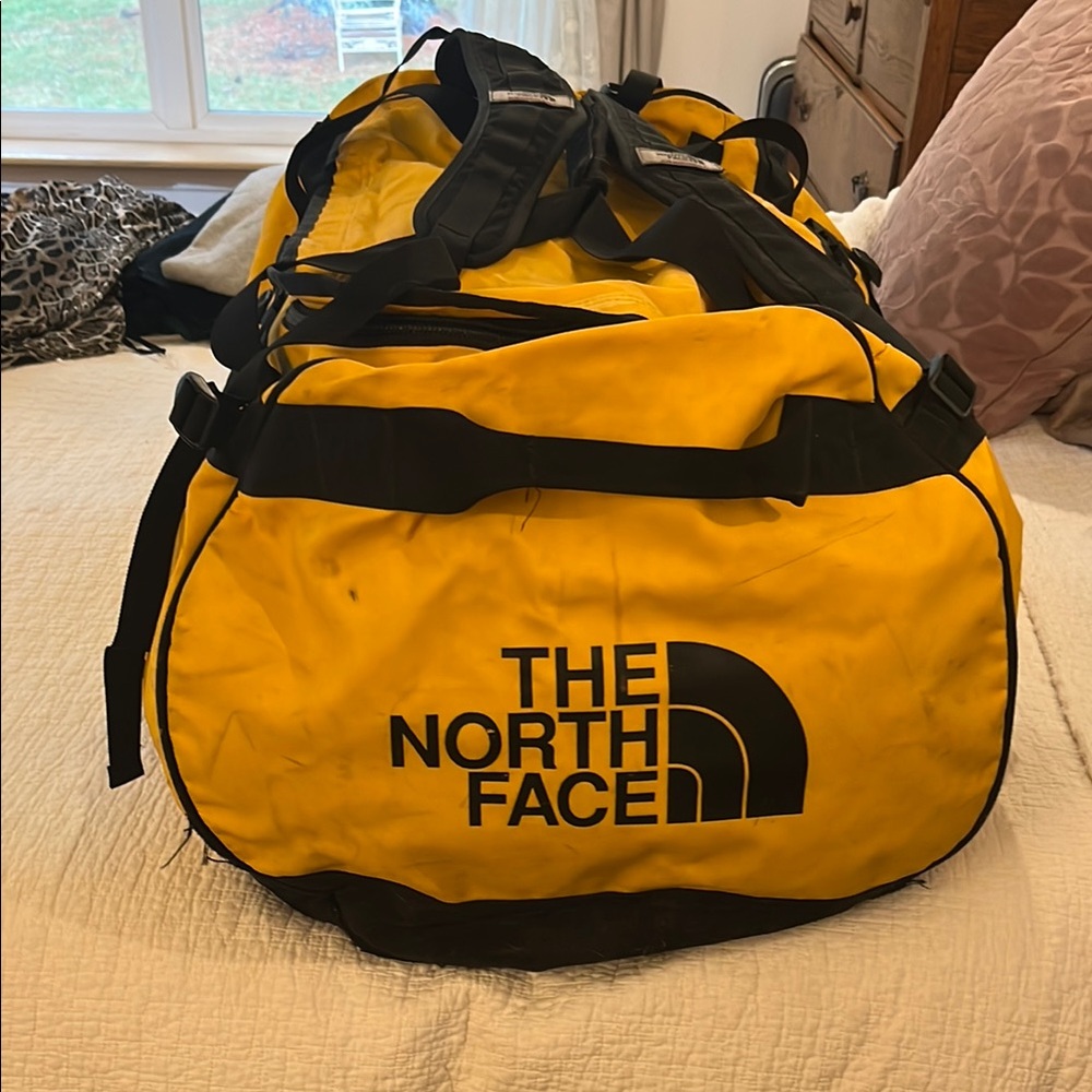 The North Face Yellow and Black Men's Bag